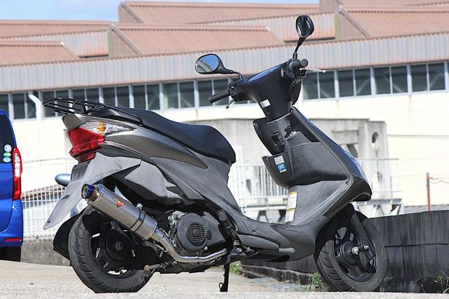 Valiente (バリエンテ) スズキ 09アドレス V125S/V125G (CF4EA/CF4MA) バイクマフラー (O2センサー対応) Dura デュラ チタンソリッド マフラー スポーツタイプ ADDRESS_5