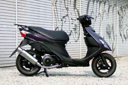 Realize (リアライズ) スズキ 09アドレスV125S/V125G (CF4EA/CF4MA) バイクマフラー (O2センサー対応) Reckless レクレス SUS ステンレス