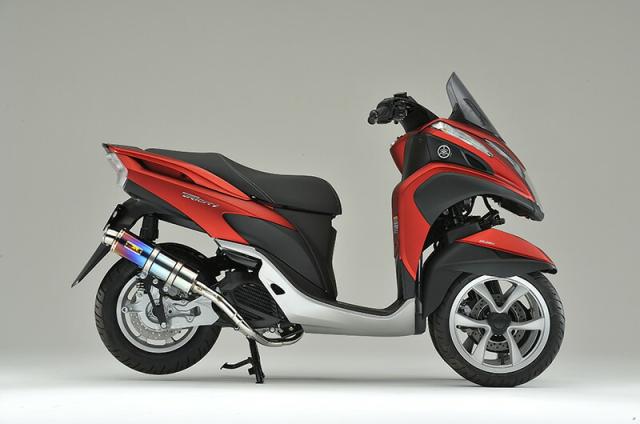 Realize (リアライズ) ヤマハ トリシティ125 (SE82J) バイクマフラー 22Racing Ti チタン マフラー TRICITY125