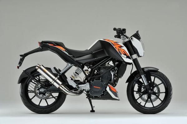 Realize (リアライズ) KTM デューク125/デューク200 (~2014年式) バイクマフラー 22Racing SUS ステンレス マフラー DUKE125 DUKE200