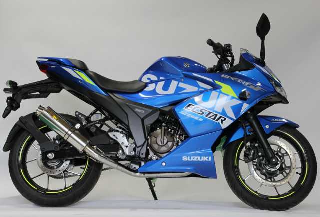 最新モデル対応！ Realize ジクサー250 ジクサーSF250 バイクマフラー 8BK-ED22Y 2BK-ED22B 22Racing ステンレス マフラー シルバーカラ