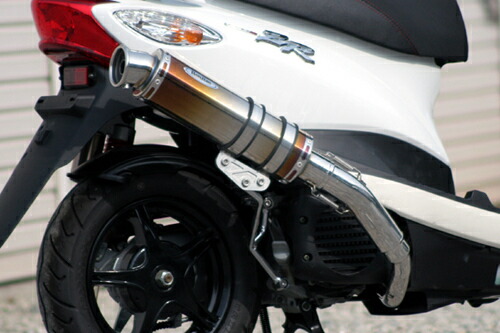 Realize (リアライズ) ヤマハ 4st JOG ZR ジョグ (SA36J/SA39J) バイクマフラー Exist イグジスト Ti チタン マフラー_2