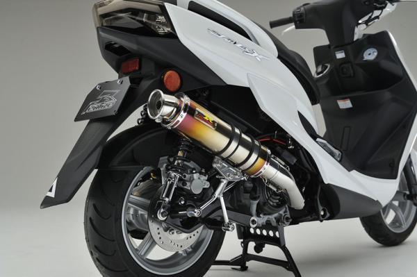 Realize (リアライズ) ヤマハ 4型シグナスX/5型シグナスX SR (SEA5J/SED8J) バイクマフラー Exist イグジスト Ti チタン マフラー CYGNUS-X_1
