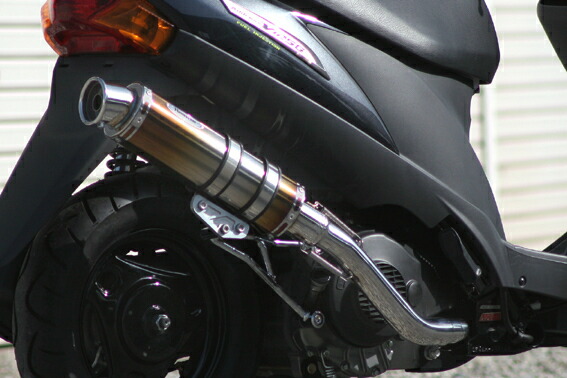 Realize (リアライズ) スズキ 08 アドレスV125 (CF46A) バイクマフラー Blink ブリンク TI チタン マフラー ADDRESS_2