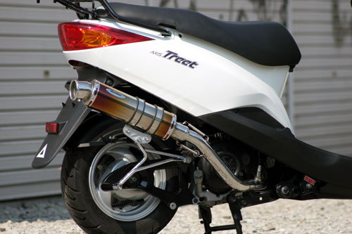 Realize (リアライズ) ヤマハ アクシストリート (XC125E/SE53J) バイクマフラー Blink ブリンク Ti チタン マフラー AXIS Treet_2