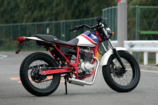 HMS ホンダ FTR223 (BA-MC34/JBK-MC34) バイクマフラー 100φ砲弾