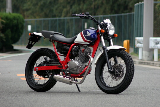 HMS ホンダ FTR223 (BA-MC34/JBK-MC34) バイクマフラー 100φ砲弾