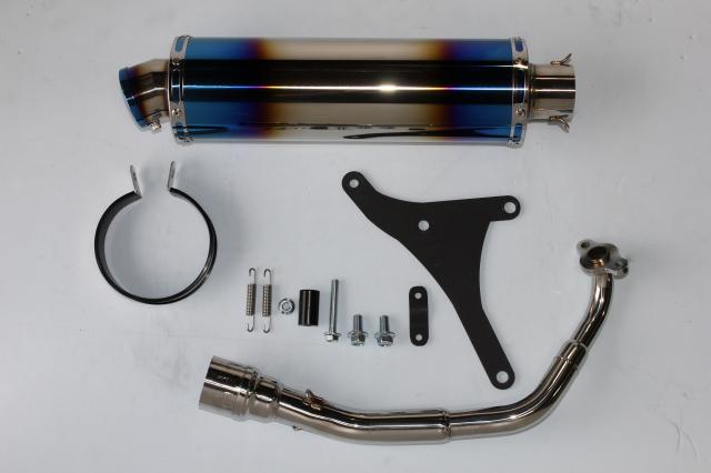 Dio110 ディオ110 バイクマフラー 2BJ-JK03 8BJ-JK03 2021年~ モデル対応 S346 ステンレス ブルーカラー マフラー バイク用品 バイク用 バイクパーツ フルエキ フルエキゾースト カスタム パーツ ドレスアップ 交換 社外品 説明書付 ホンダ HMS