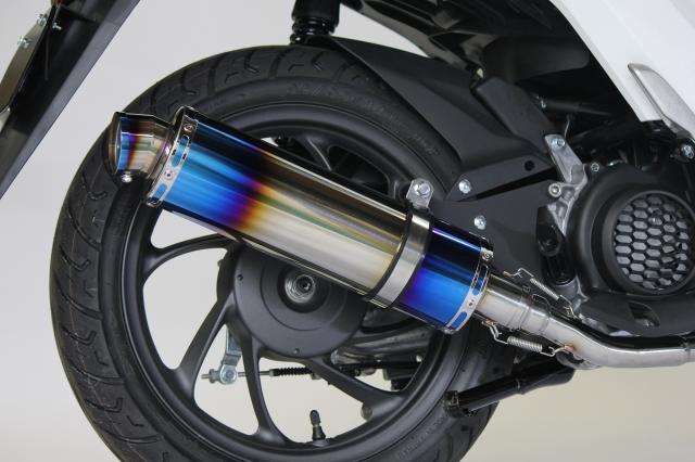 Dio110 ディオ110 バイクマフラー 2BJ-JK03 8BJ-JK03 2021年~ モデル対応 S346 ステンレス ブルーカラー マフラー バイク用品 バイク用 バイクパーツ フルエキ フルエキゾースト カスタム パーツ ドレスアップ 交換 社外品 説明書付 ホンダ HMS