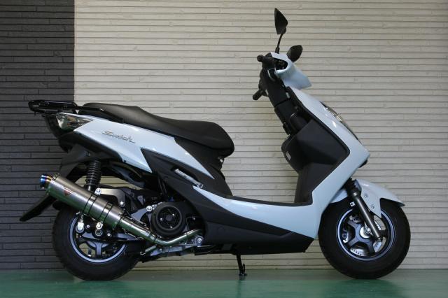 Valiente (バリエンテ) スズキ スウィッシュ (2BJ-DV12B) バイクマフラー Alegria アレグリア ソリッドチタン マフラー スポーツタイプ SWISHの通販は 23,141円