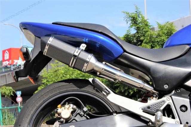 Valiente (バリエンテ) ホンダ ホーネット250 (MC31) バイクマフラー Calma カルマ カーボンタイプ マフラー スポーツタイプ HORNET250_2