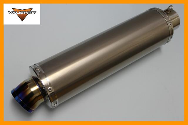 Valiente (バリエンテ) 100Φ×350mm 差込径 60.5Φ用 汎用サイレンサー Valiente (バリエンテ) 100Φ×350mm 差込径 60.5Φ用 汎用サイレンサー