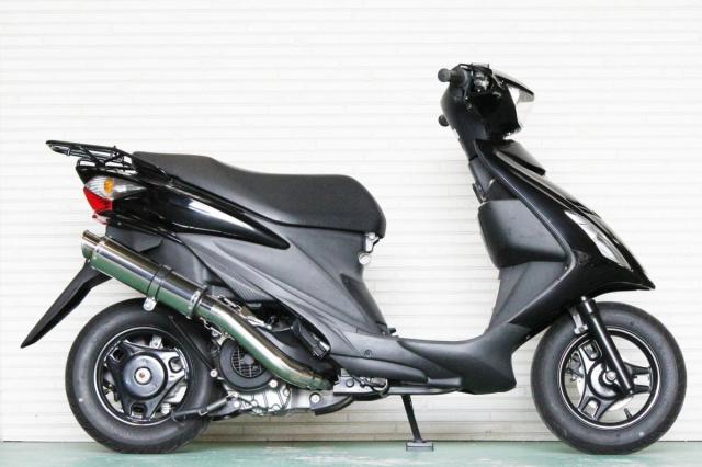 HMS スズキ 08 アドレスV125 (CF46A) バイクマフラー M-DX ステンレス