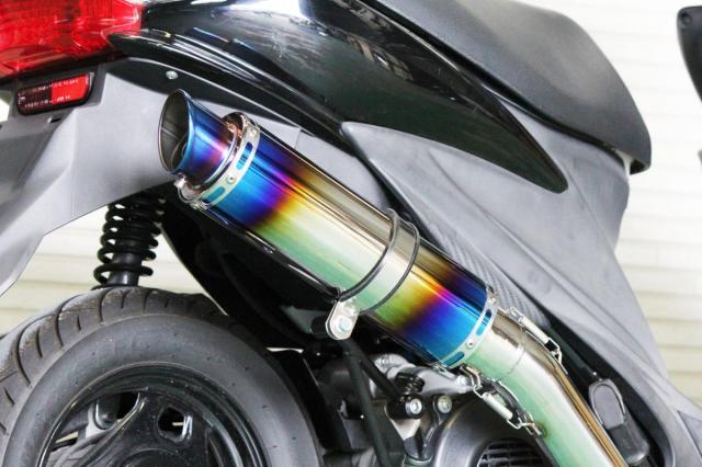 HMS スズキ アドレス08V125 BC-CF46A M-DX マフラー HMS スズキ 08 アドレスV125 (CF46A) バイクマフラー M-DX