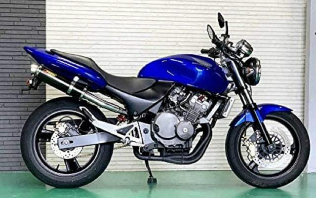 Realspeed (リアルスピード) ホンダ ホーネット250 (MC31) バイクマフラー Cougar クーガ ステンレス ブラックカラー マフラー
