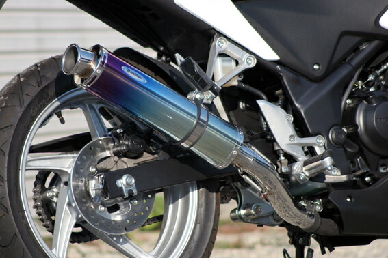 Realize (リアライズ) ホンダ CBR250R (MC41/前期型) バイクマフラー (一眼モデル/11~13) Aria アリア チタン カールタイプ (TypeC) マフラー_1
