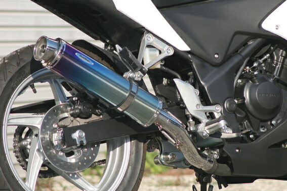 Realize (リアライズ) ホンダ CBR250R (MC41/前期型) バイクマフラー (一眼モデル/11~13) Aria アリア チタン スラッシュタイプ (TypeS) マフラー_1