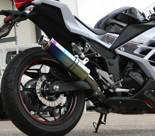 Realize (リアライズ) カワサキ ニンジャ250 (EX250L) バイクマフラー Aria アリア チタン スラッシュタイプ (TypeS) マフラー Ninja250_2