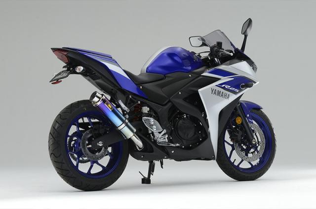 Realize (リアライズ) ヤマハ YZF-R3 (RG10J) / YZF-R25 (RH07J) バイクマフラー Aria アリア チタン スラッシュタイプ (TypeS) マフラー_3
