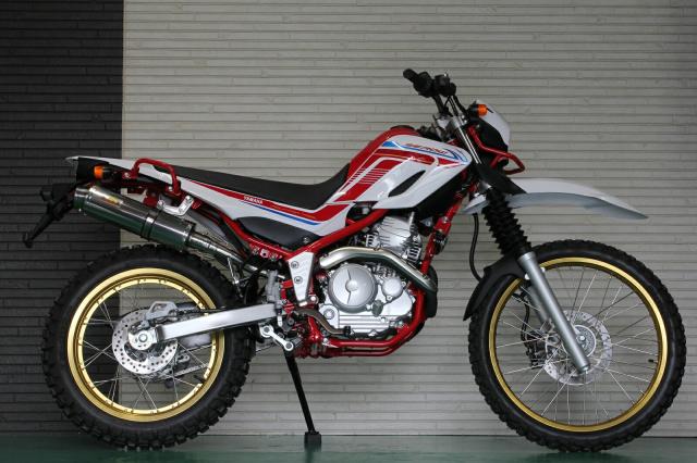 Realize (リアライズ) ヤマハ セロー250 (2BK-DG31J) バイクマフラー Aria アリア ステンレス スラッシュタイプ (TypeS) マフラー SEROW250