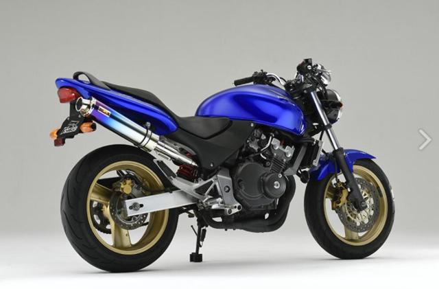 Realize (リアライズ) ホンダ ホーネット250 (MC31) バイクマフラー Aria アリア チタン カールタイプ (TypeC) マフラー HORNET250_3