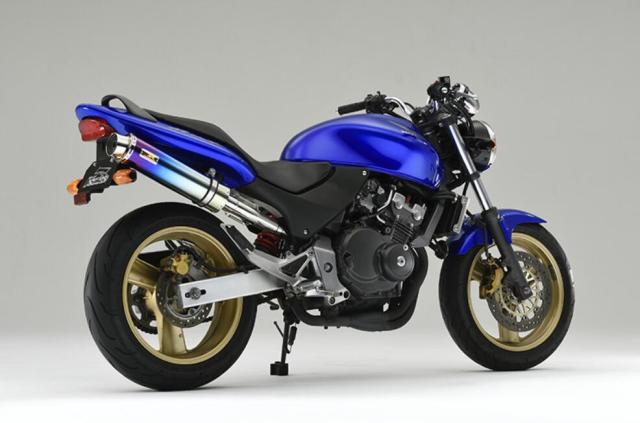 Realize (リアライズ) ホンダ ホーネット250 (MC31) バイクマフラー Aria アリア チタン スラッシュタイプ (TypeS) マフラー HORNET250_3