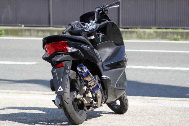 HMS ホンダ PCX125/PCX150esp (JF56/JF28後期型/KF18/KF12) バイクマフラー SSB ステンレス ブルーカラー  マフラーの通販はau PAY マーケット - バイク・車 マフラー【Valiente】 | au PAY マーケット－通販サイト