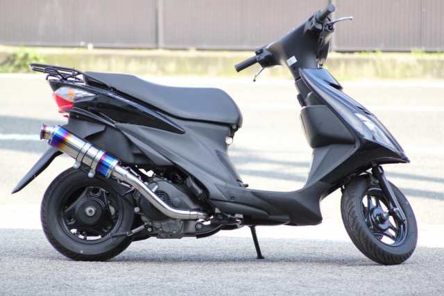 HMS スズキ アドレスV125S (CF4MA) バイクマフラー (O2センサー対応) SSB ステンレス ブルーカラー マフラー  ADDRESS｜au PAY マーケット