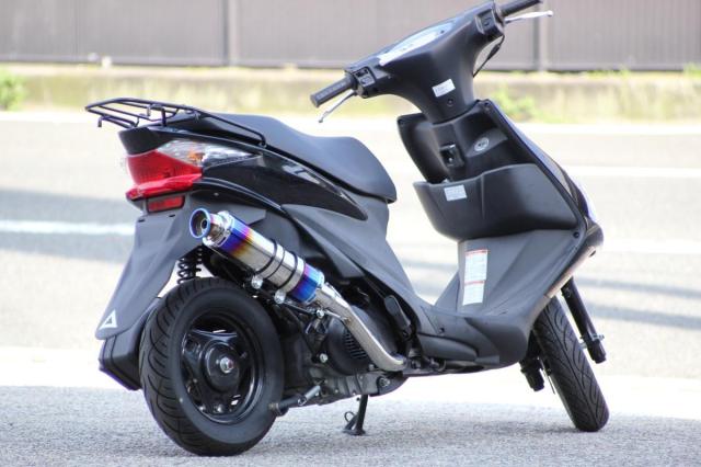 HMS スズキ 09アドレスV125 (CF4EA) バイクマフラー (O2センサー
