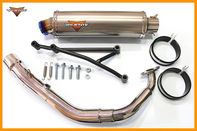 Valiente (バリエンテ) スズキ アドレスV125S (CF4MA) バイクマフラー (O2センサー対応) Sparta スパルタ チタンソリッド マフラー スポーツタイプ ADDRESSの通販は