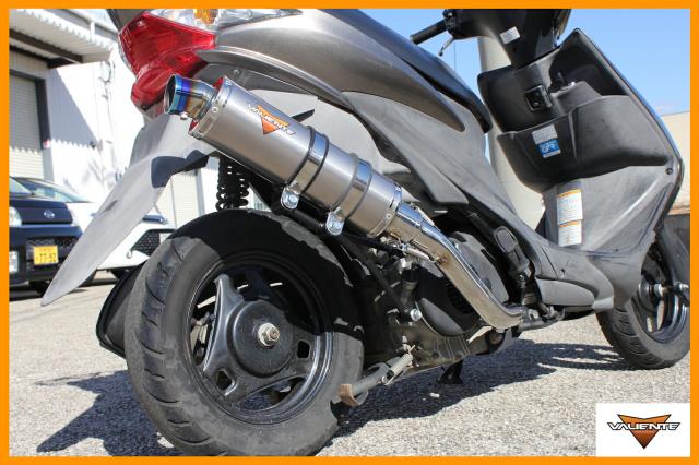 Valiente (バリエンテ) スズキ アドレスV125S (CF4MA) バイクマフラー (O2センサー対応) Sparta スパルタ チタンソリッド マフラー スポーツタイプ ADDRESSの通販は