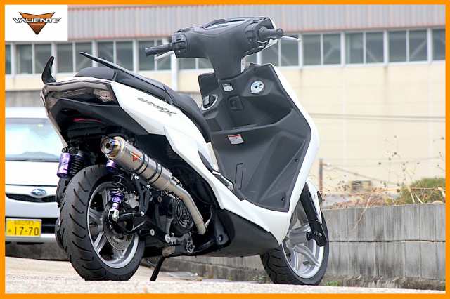 Valiente (バリエンテ) ヤマハ 4型シグナスX/5型シグナスX SR (SEA5J/SED8J) バイクマフラー Short ショート  チタンソリッド マフラー スの通販はau PAY マーケット - バイク・車 マフラー【Valiente】 | au PAY マーケット－通販サイト