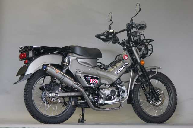 ハンターカブCT125 バイクマフラー 8BJ-JA65 2BJ-JA55 2020年〜 スパルタ チタンソリッド ダウンタイプマフラー スポーツタイプ バイク用