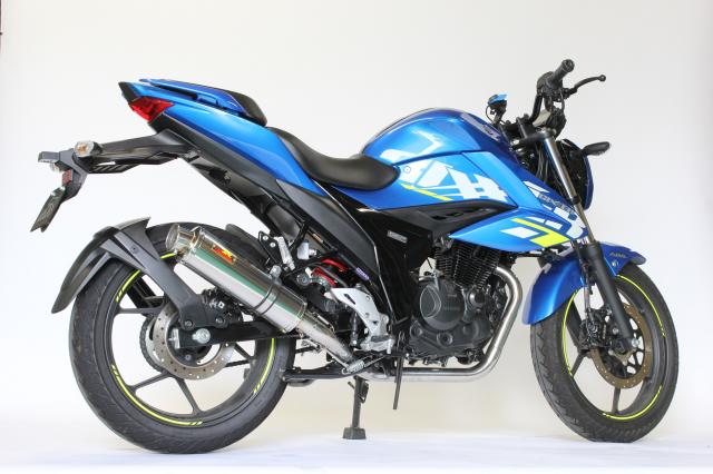 Realize ジクサー150 バイクマフラー 2BK-ED13N 2020年〜2022年 22Racing ステンレス マフラー シルバーカラー バイク用品 バイクパーツ フルエキ フルエキゾースト カスタム パーツ ドレスアップ 交換 社外品 説明書付 重低音 スズキ リアライズ GIXXER_5