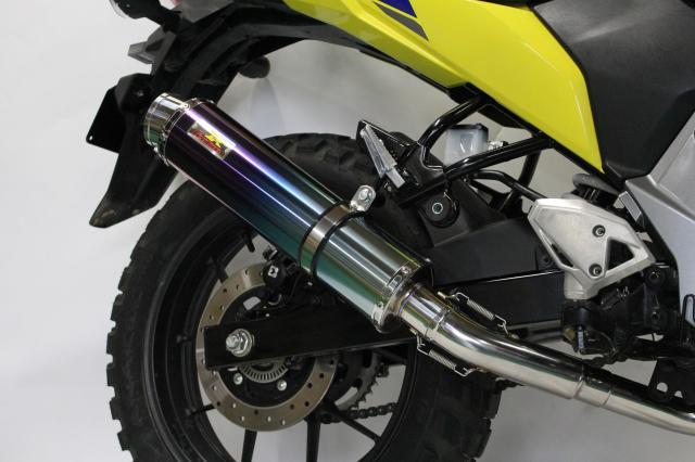 Realize Vストローム250SX バイクマフラー 8BK-EL11L Aria アリア チタン スラッシュタイプ (TypeS) マフラー リアライズ スズキ カスタム パーツ_2