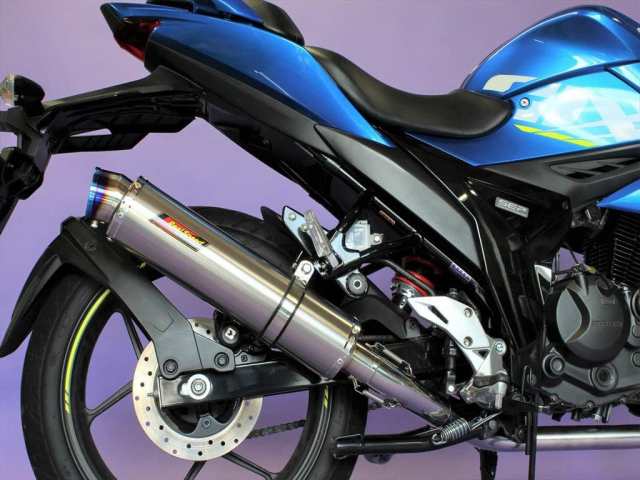 ジクサー150 バイクマフラー 2BK-ED13N Meteo メテオ チタン ソリッド マフラー バイク用品 バイク用 バイク