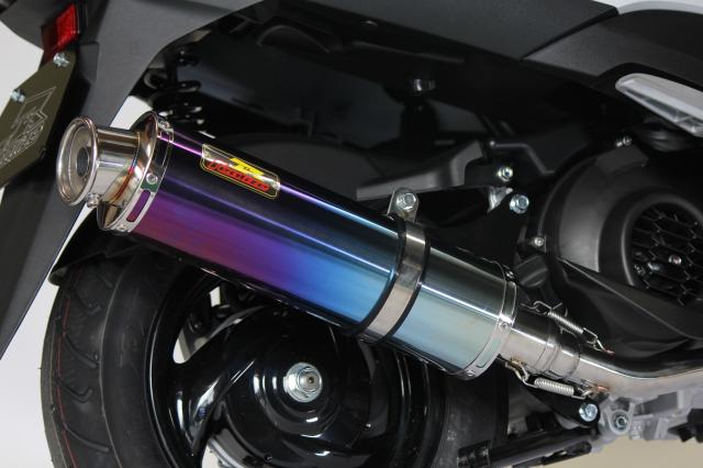 Realize アクシスZ バイクマフラー 8BJ-SEJ6J 22Racing Ti チタン