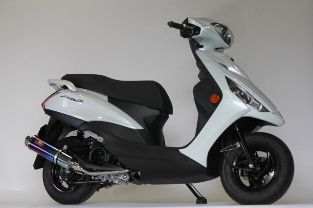 Realize アクシスZ バイクマフラー 8BJ-SEJ6J 22Racing Ti チタン