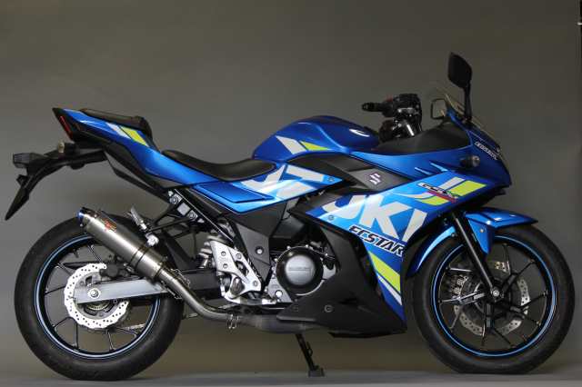 GSX250R (2BK-DN11A) 2017年〜2021年モデル対応 バイクマフラー Dura デュラ チタンソリッド マフラー スポーツタイプ スリップオン マフ