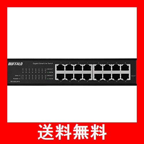 バッファロー (BUFFALO) BS-GSL2016 法人向け Giga Layer2 スマートLiteスイッチ ［16ポート］の通販は