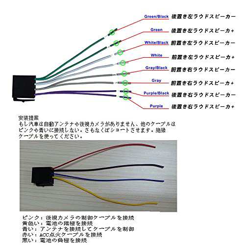 Eaglerich 自動車ラジオ Bluetooth 車音響 カーオーディオ ステレオ