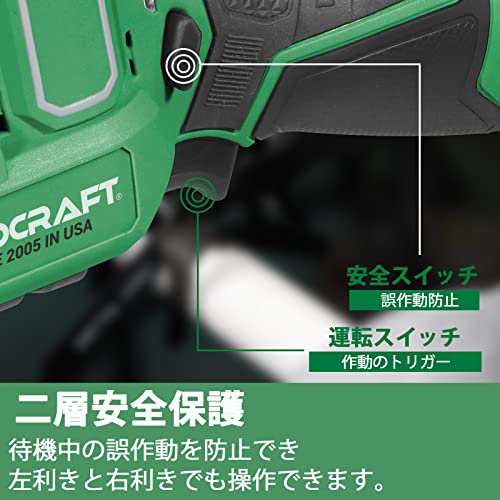 ALTOCRAFT レシプロソー 充電式 電動のこぎり コードレス ストローク幅