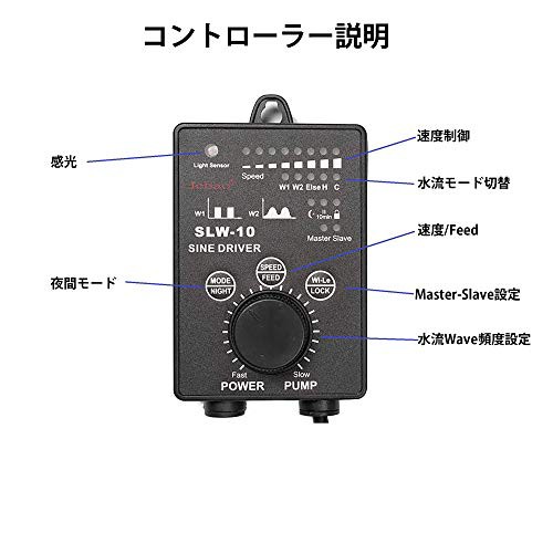 METIS SLW10 ウェーブポンプ 水流ポンプ 水中ポンプ 水槽ポンプ