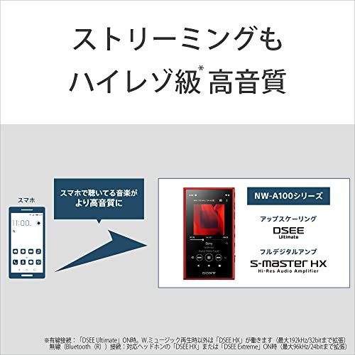 ソニー ウォークマン 16GB Aシリーズ NW-A105HN : ハイレゾ対応 / MP3