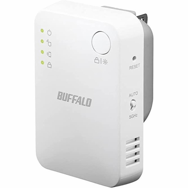 バッファロー WiFi 無線LAN 中継機【iPhone13/12/11 / Nintendo Switch メーカー動作確認済み】Wi-Fi5 433+300Mbps コンセント直挿しモデ