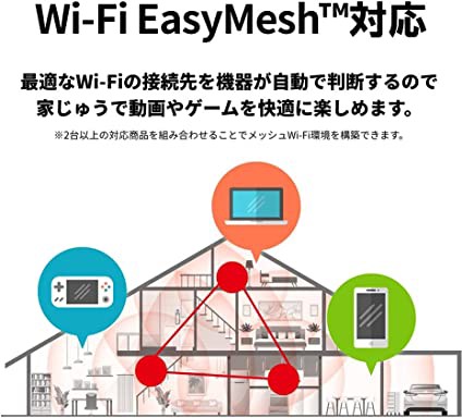 バッファロー WiFi ルーター 無線LAN Wi-Fi 6 11ax / 11ac AX3200 2401 ...