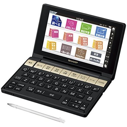 シャープ カラ—電子辞書 Brain 高校生モデル ブラック系 PW-SH3-Bの通販は