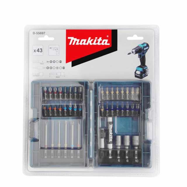 マキタ(Makita) インパクトドライバー用 ビット ソケット 43本 セット