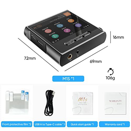 SHANLING M1s MP3 HiFiプレーヤー Bluetooth 5.0付き ES903802M
