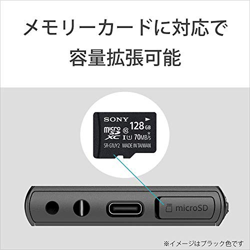 再販ソニー ウォークマン 64GB Aシリーズ NW-A107 ブラック iPhoneアクセサリー